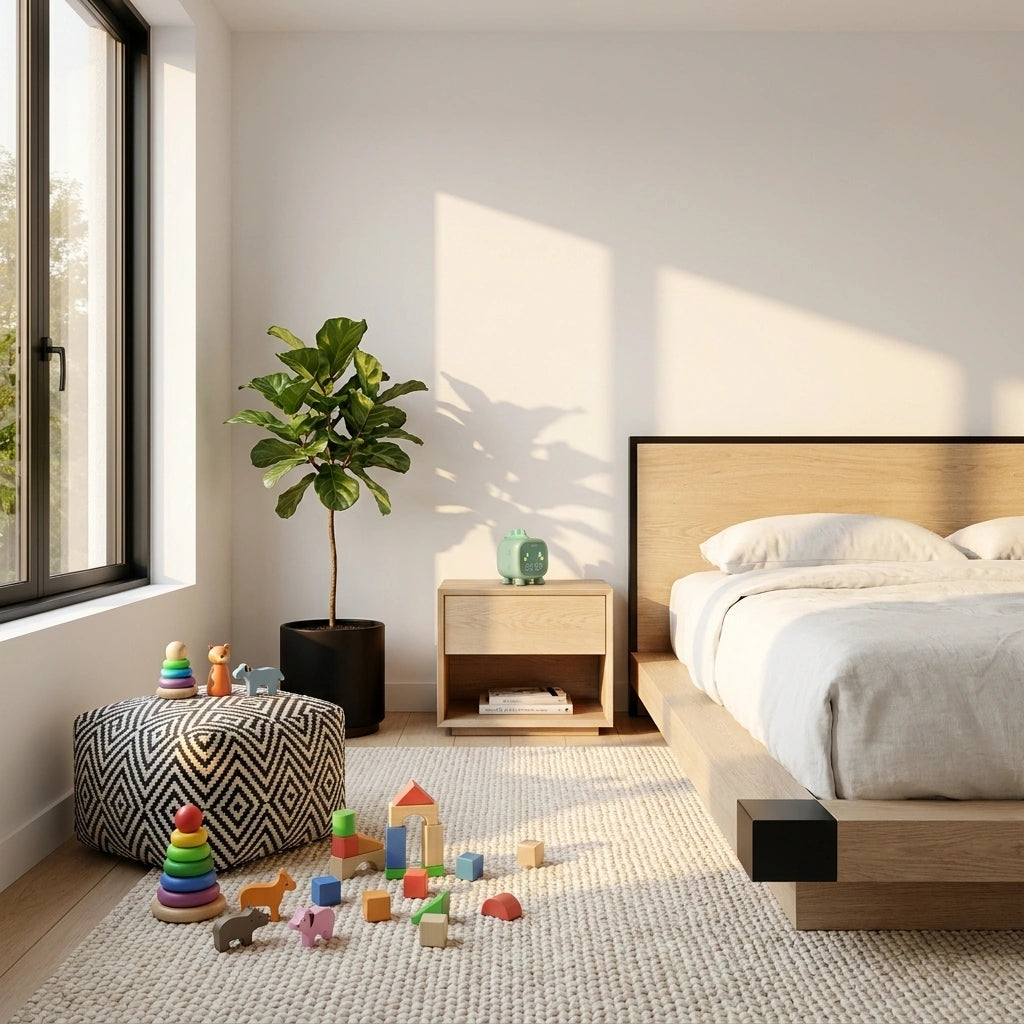Horloge enfant rhinoceros colore - cadeau enfant original chambre