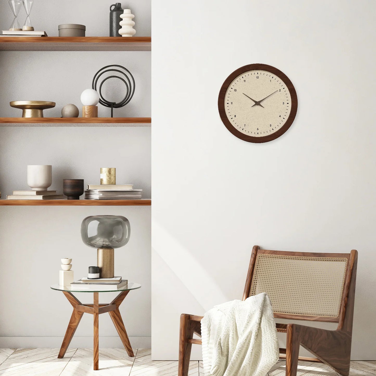 Horloge Murale Vintage Style Français Ancien Porcelaine
