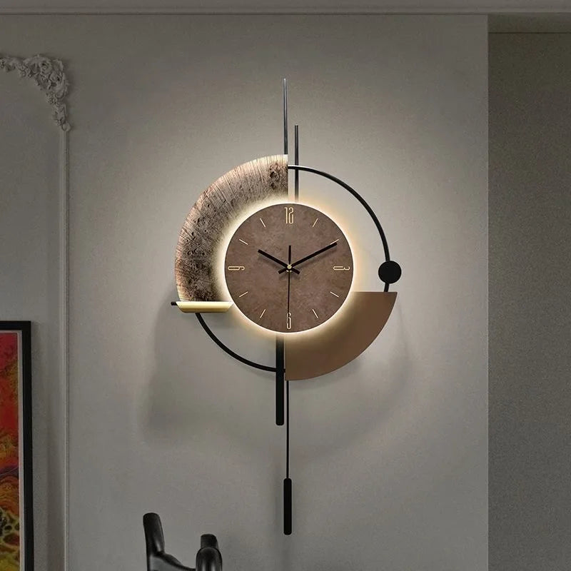 Horloge Murale Design LED Moderne Pour Intérieur Élégant