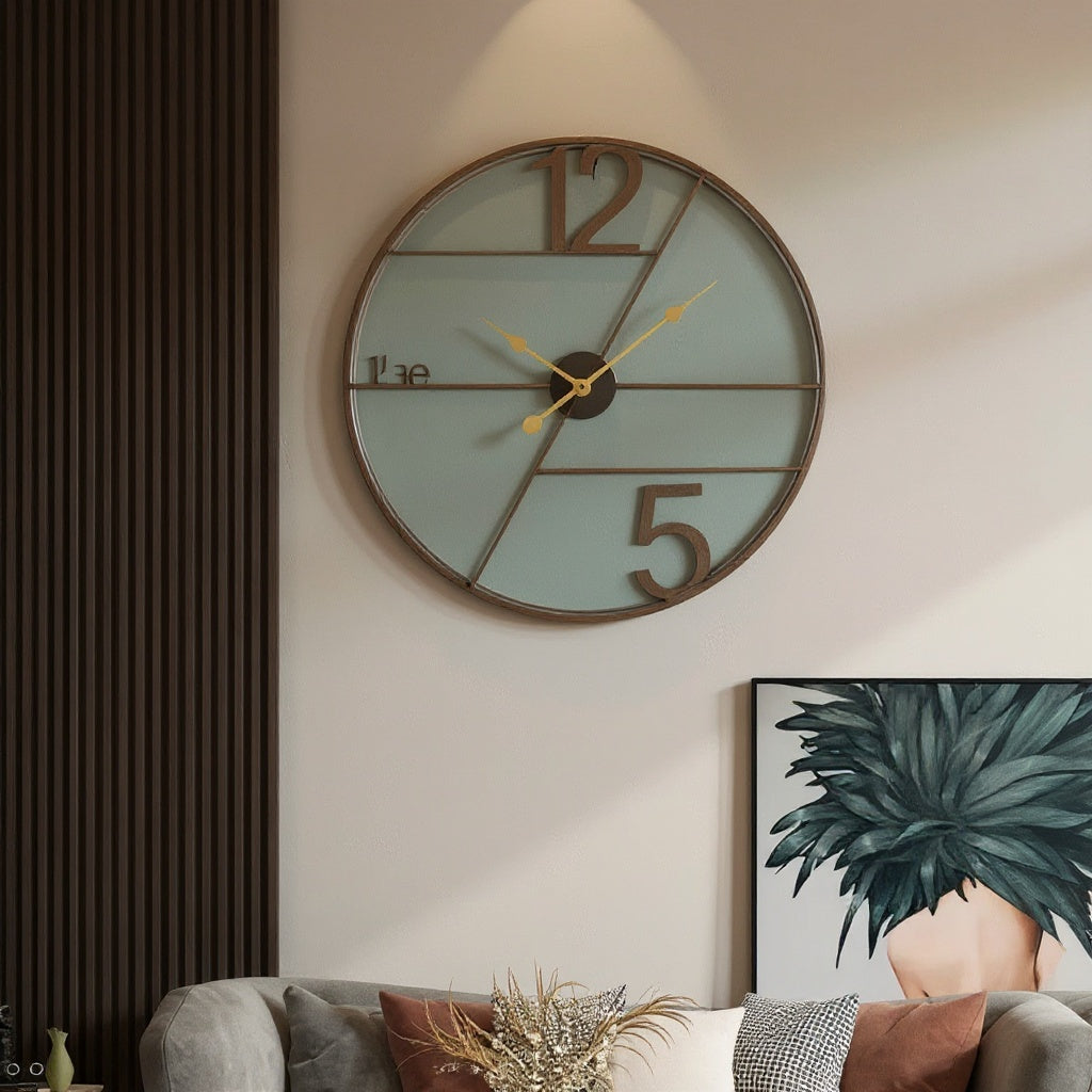 Grande Horloge Murale Kaizen — mise en situation