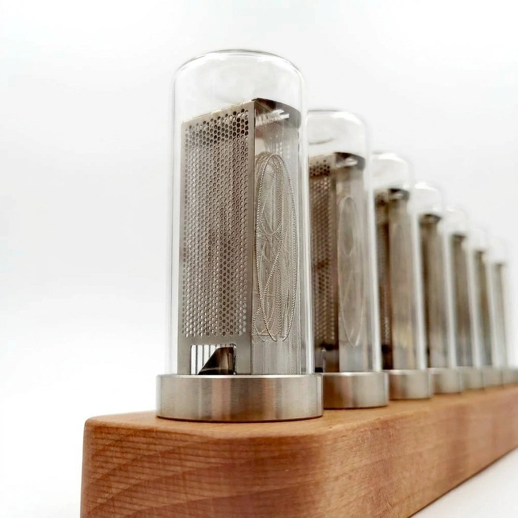 Horloge Nixie 8 Tubes Retro Design LED Electronique