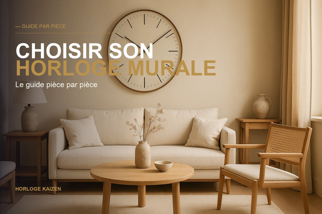 CHOISIR SON HORLOGE MURALE — Horloge Kaizen