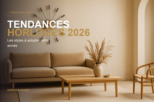 TENDANCES HORLOGES 2026 — Horloge Kaizen