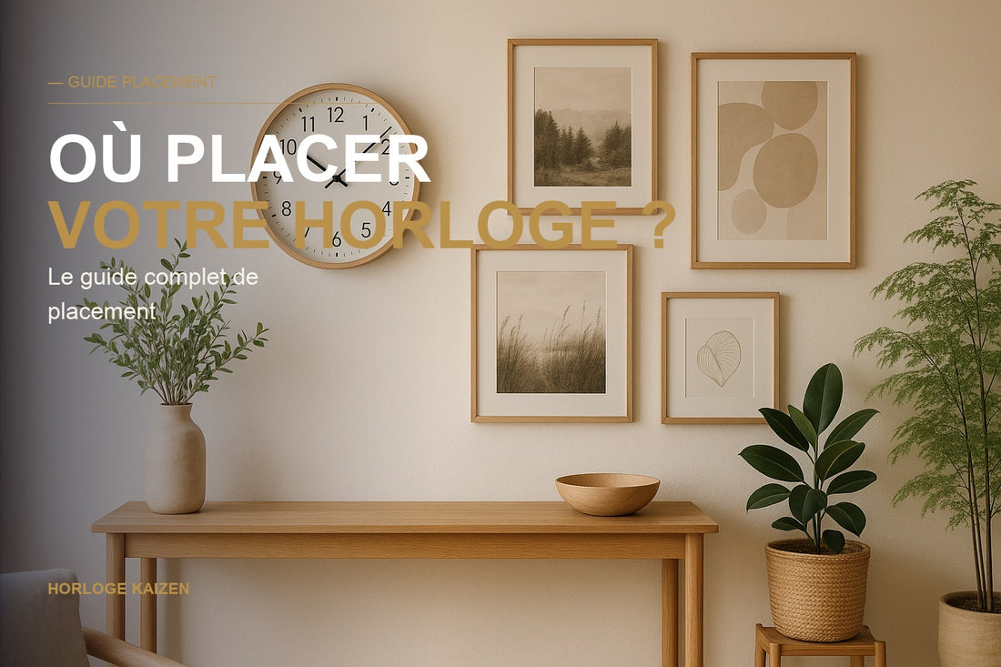 OÙ PLACER VOTRE HORLOGE ? — Horloge Kaizen