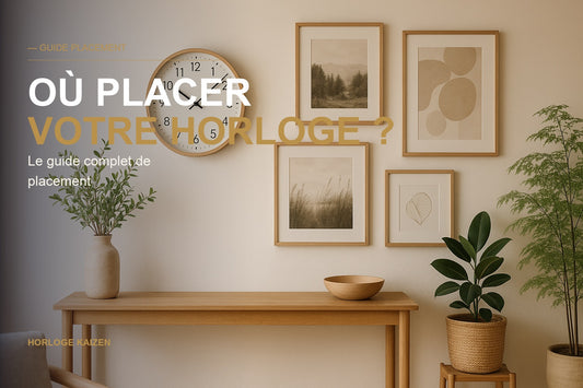 OÙ PLACER VOTRE HORLOGE ? — Horloge Kaizen