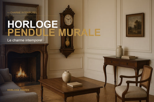 HORLOGE PENDULE MURALE — Horloge Kaizen