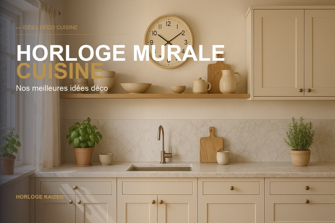 HORLOGE MURALE CUISINE — Horloge Kaizen
