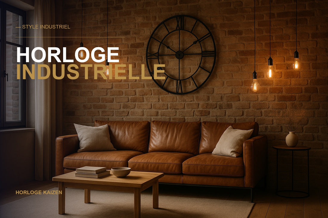 Horloge murale industrielle : le style factory chez soi