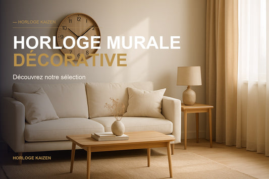 Horloge murale chiffres romains : classe et intemporalité