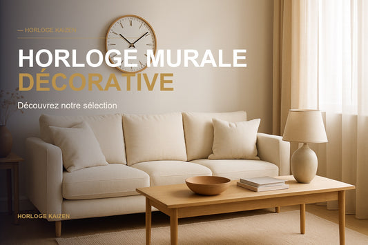 Horloge Murale Noire : l'Élégance Minimaliste