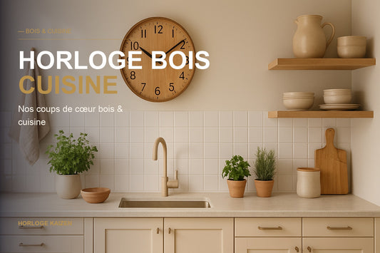 Horloge Murale en Bois : Chaleur et Authenticité pour Votre Intérieur