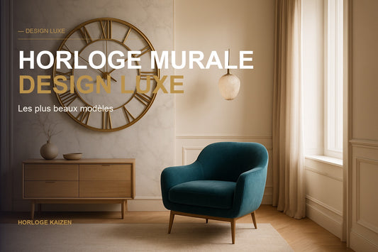 Horloge dorée murale : luxe et élégance dans votre intérieur