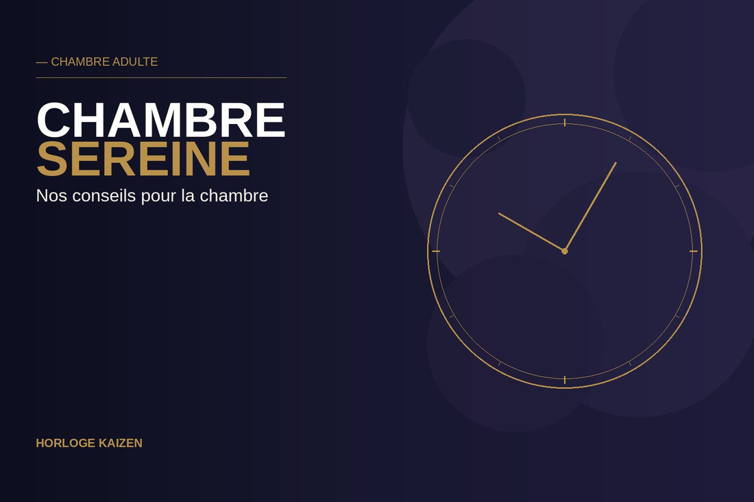 Horloge murale chambre adulte : nos conseils pour un espace serein