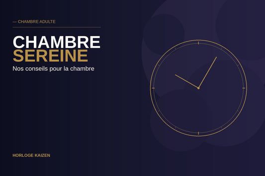 Horloge murale chambre adulte : nos conseils pour un espace serein
