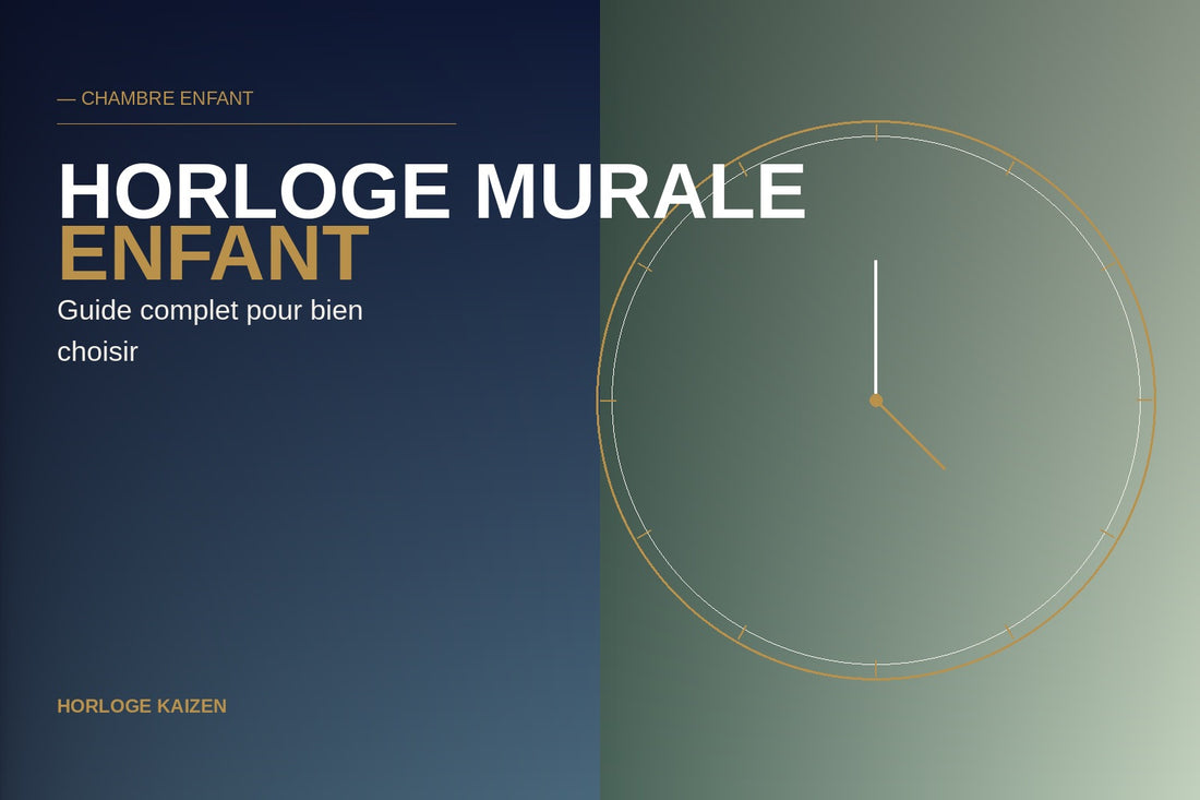 Horloge murale enfant : guide complet pour bien choisir