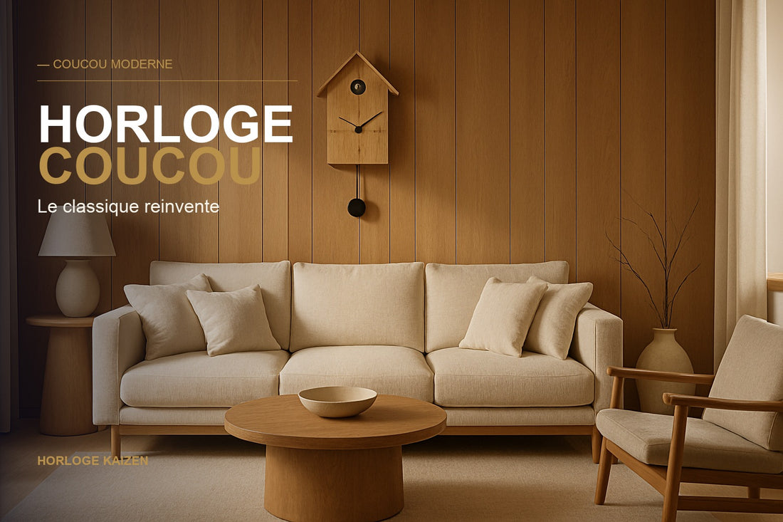 Horloge Coucou Moderne : le classique réinventé