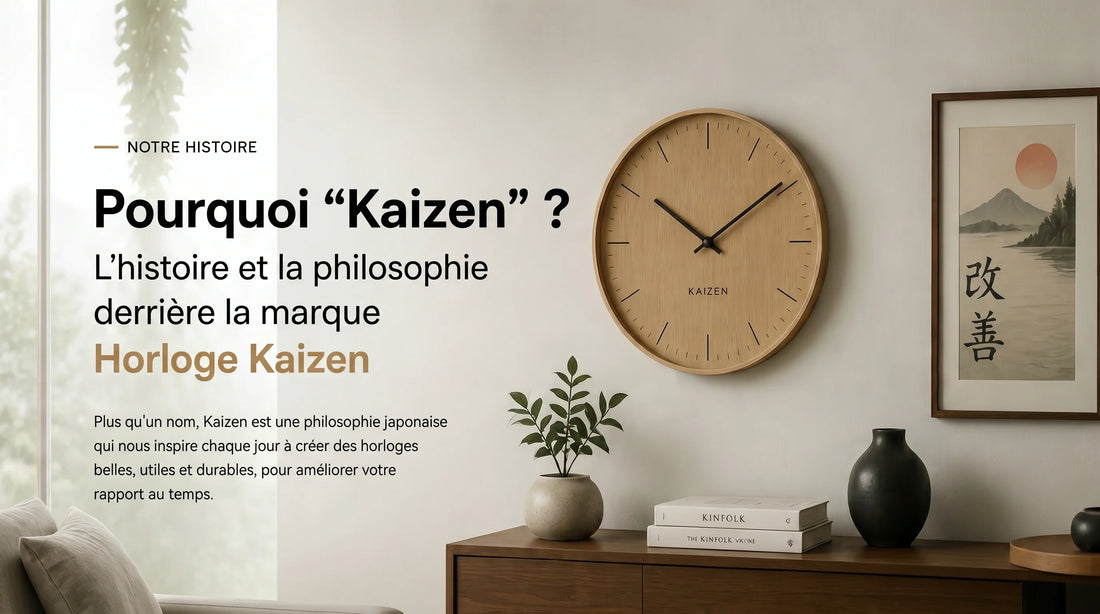 Histoire et philosophie de la marque Horloge Kaizen