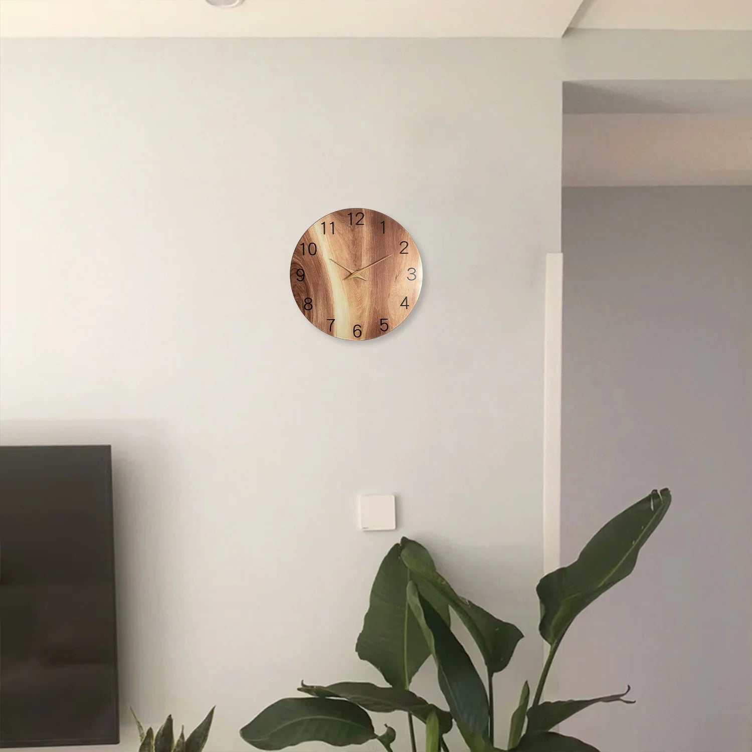 Horloge Murale Bois  Style Scandinave