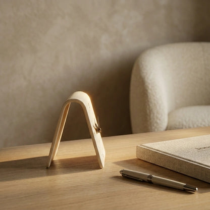 Horloge de bureau minimaliste - vue bureau design principale