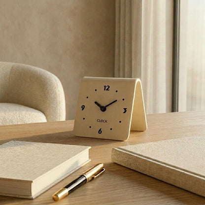 Horloge de bureau minimaliste - vue bureau design variante 1