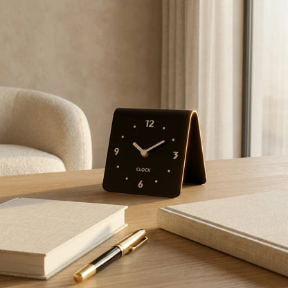 Horloge de bureau minimaliste - vue bureau design variante 3