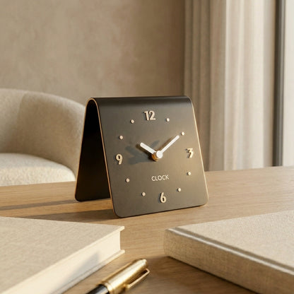 Horloge de bureau minimaliste - photo haute qualite bureau design