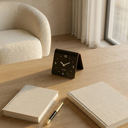 Horloge de bureau minimaliste - vue bureau design variante 2
