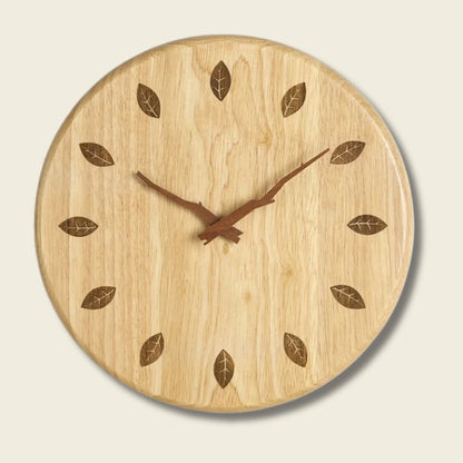 Horloge Murale Bois  Style Japonais Épuré