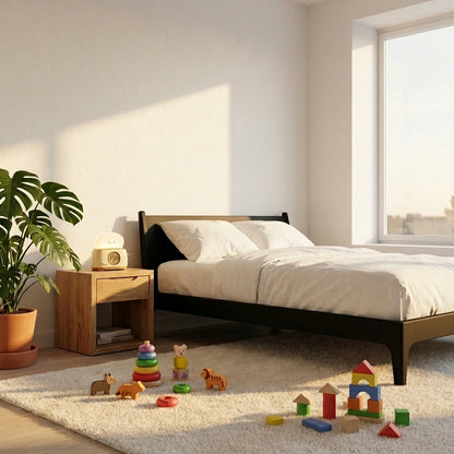 Horloge enfant grille pain - chambre enfant avec jouets colores