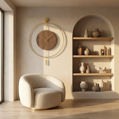 Grande Horloge Murale Moderne Led