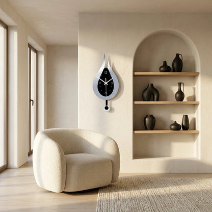 Horloge Pendule Murale Moderne  Goutte d'Eau