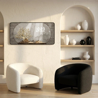 Horloge Murale Digitale Design Grand Format