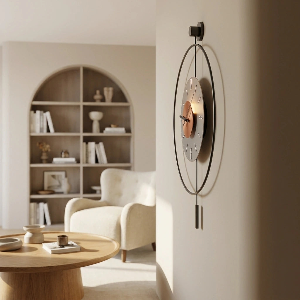 Grande Horloge Murale Moderne Led