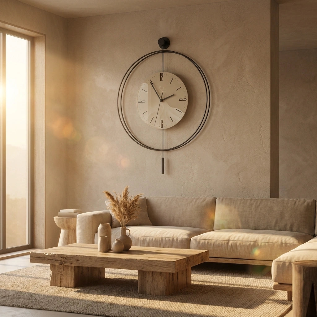 Grande Horloge Murale Moderne Led