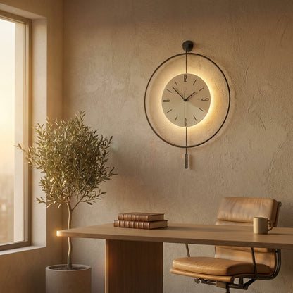 Grande Horloge Murale Moderne Led