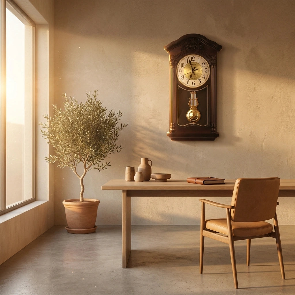 Horloge Comtoise Pendule Antique