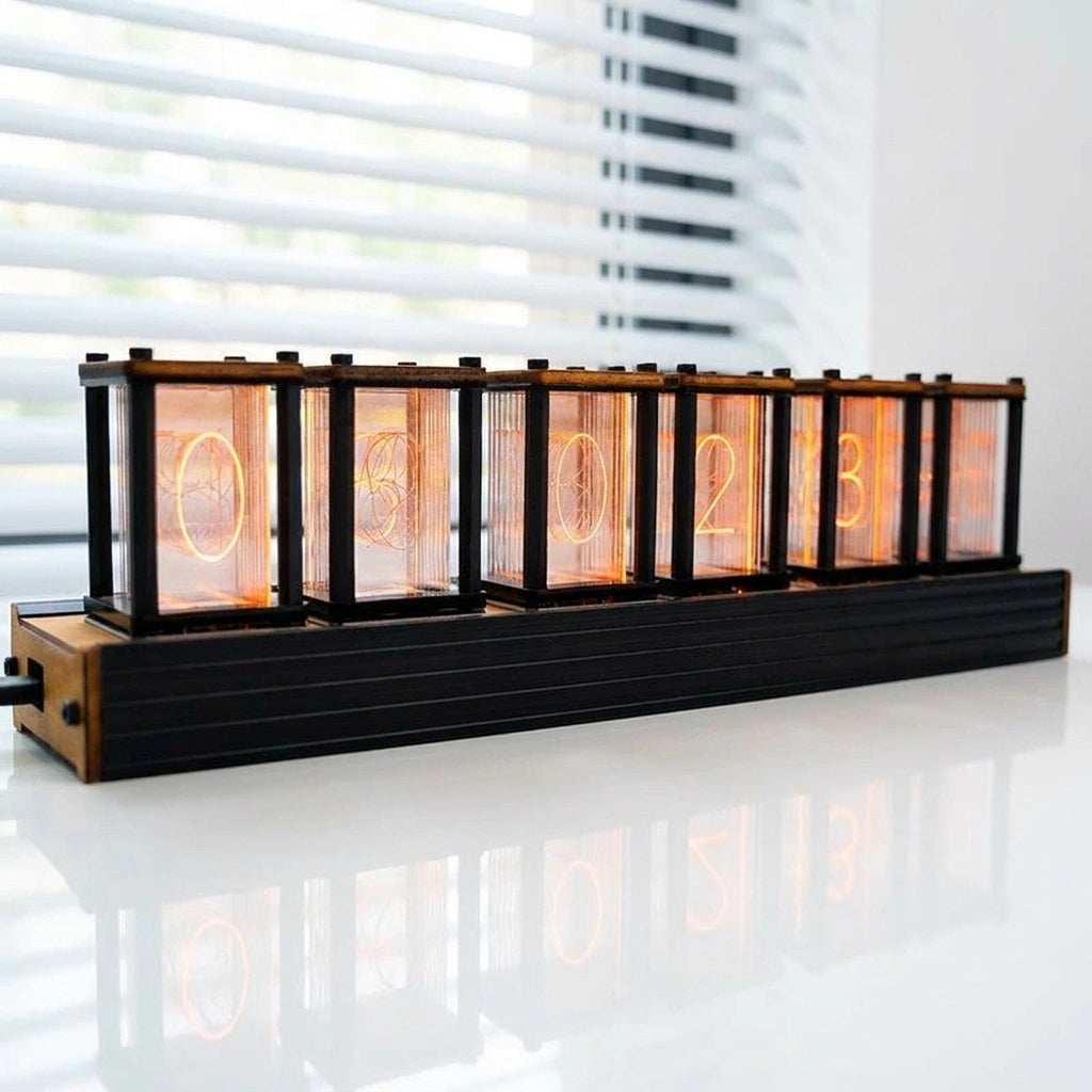 Horloge a Tube Nixie Style Rétro