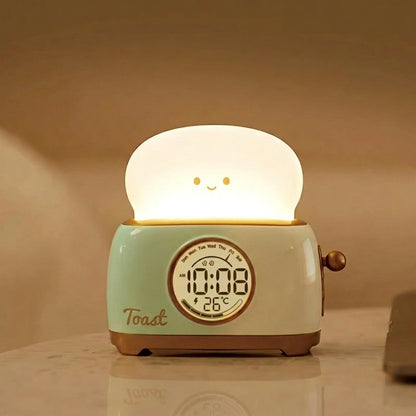 Horloge enfant grille pain - mise en situation chambre decoree