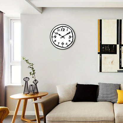 Horloge Décoration Murale  Art Digital Modern