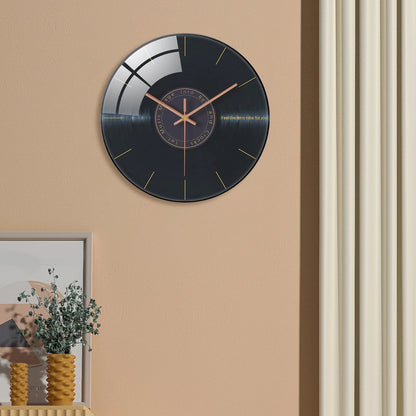 Horloge Murale Originale  Vinyle Noir