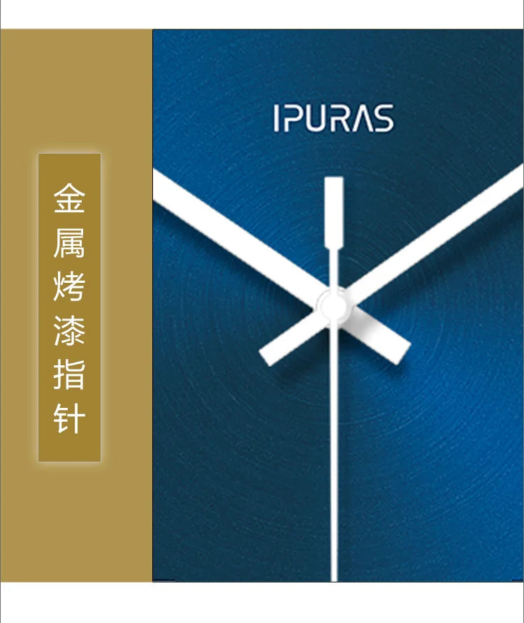 Horloge Murale SilencieuseDesign Moderne Quartz