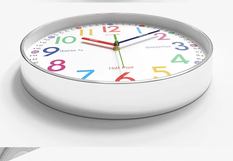 Horloge Murale SilencieuseDesign Enfant Quartz 30cm