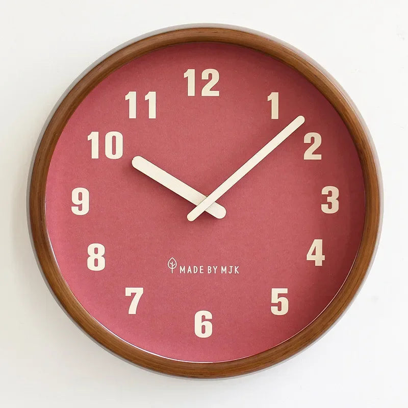 Horloge Murale Bois Massif Style Japonais — vue 4