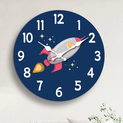 Horloge Enfant  Fusée Spatiale