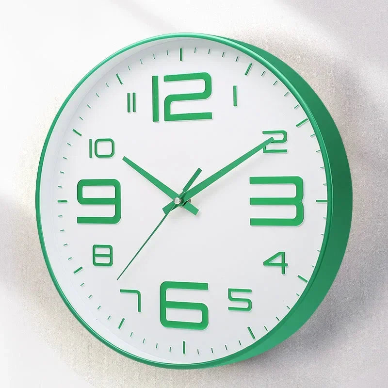 Horloge Moderne  Éclairage Artistique de Luxe Quartz