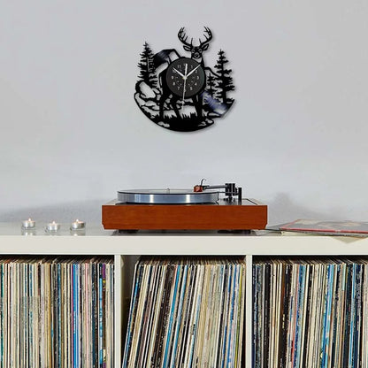Horloge Murale Vintage  Vinyle Style Rétro