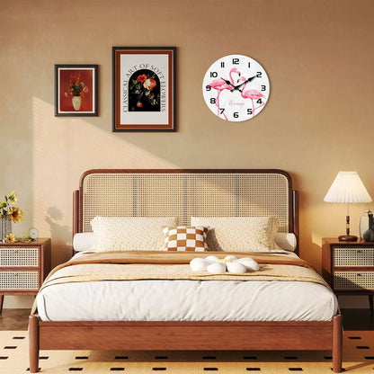 Horloge Murale Design  Flamants Roses