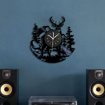 Horloge Murale Vintage  Vinyle Style Rétro