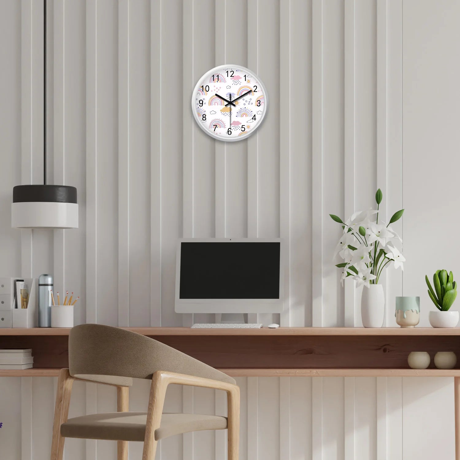 Horloge Enfant  Arcs-en-Ciel