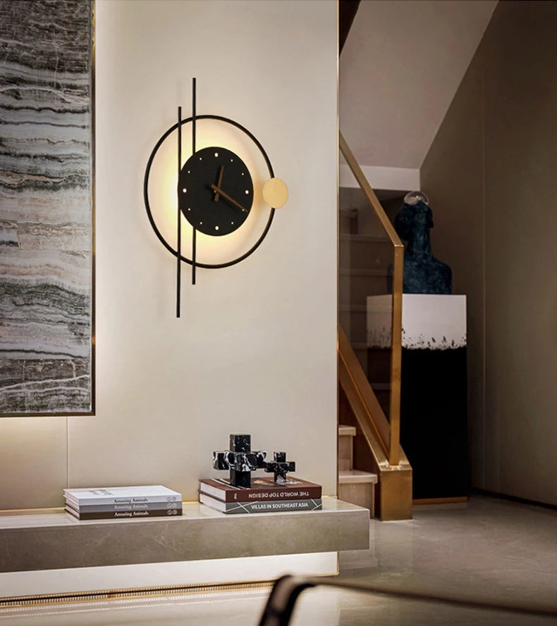 Horloge Murale Design Géométrique  Style Nordique